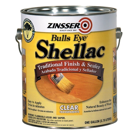 Zinsser Zinsser Bulls Eye Clear Shellac Flat 1 Gallon 301